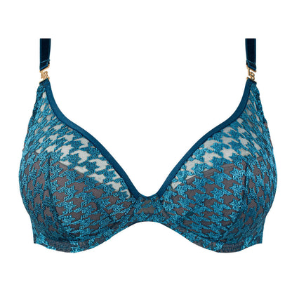 Louisa Bracq Tailor Padded Bra - Neon Botanical