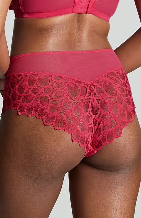 Panache Allure Brazilian Deep Brief - Raspberry