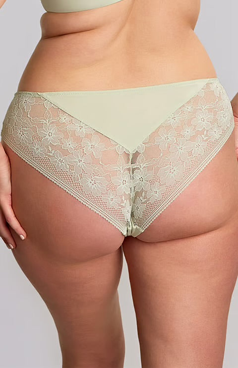 Panache Celeste Brazilian Brief - Pistachio