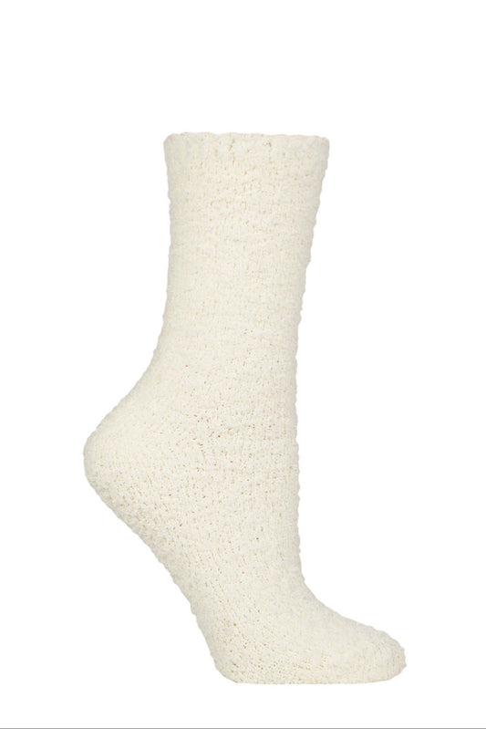 Charnos 1PP Cosy Home Socks Cream