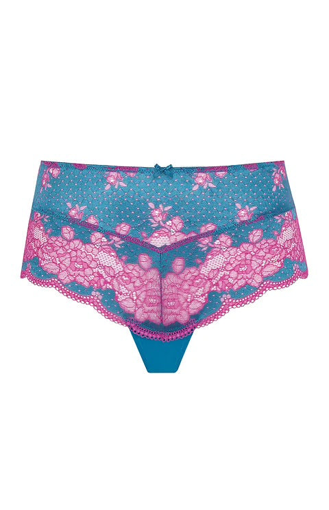 Panache - Clara - Deep Brief - Teal / Magenta