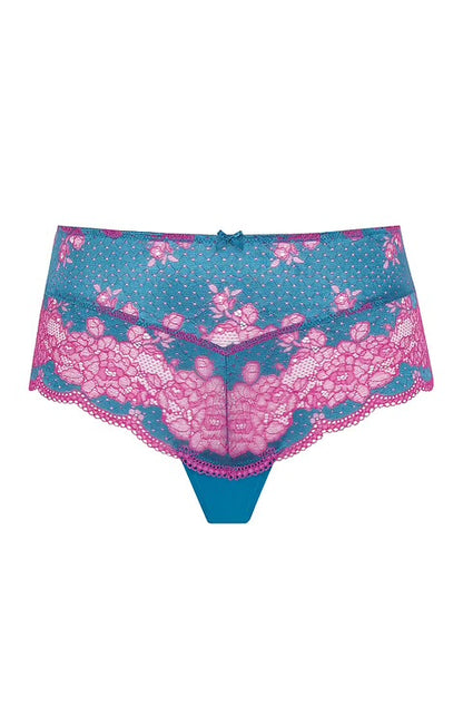 Panache - Clara - Deep Brief - Teal / Magenta