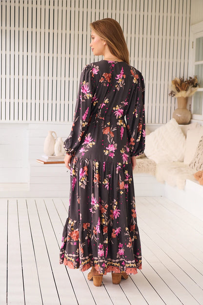 Jaase - Monarch Print - Teresa Maxi Dress