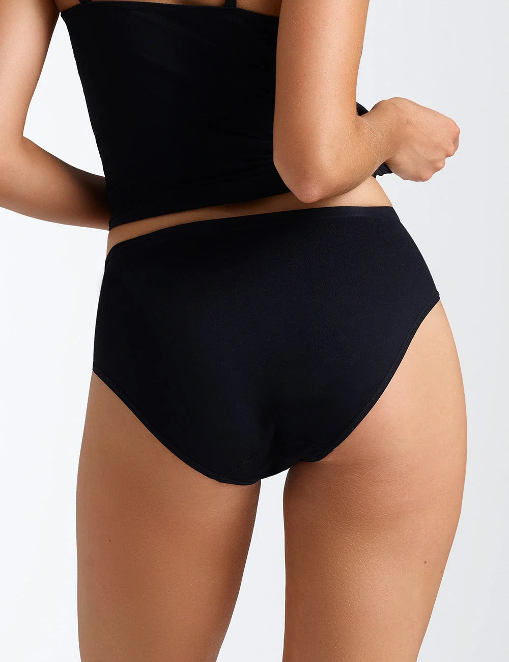 Bondi Bare Hi Cut Brief - Black