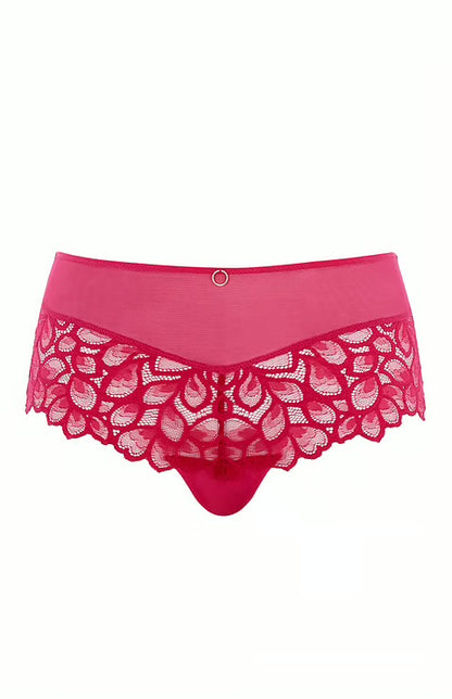 Panache Allure Brazilian Deep Brief - Raspberry