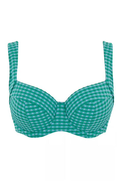 Panache Olivia Full Cup Bikini - Green Gingham