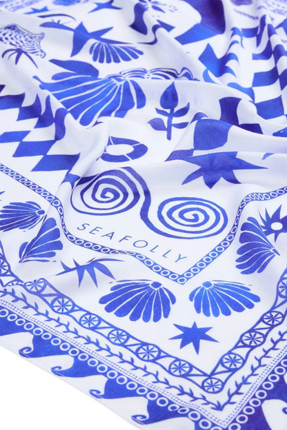 Seafolly Corfu Sarong - Azure
