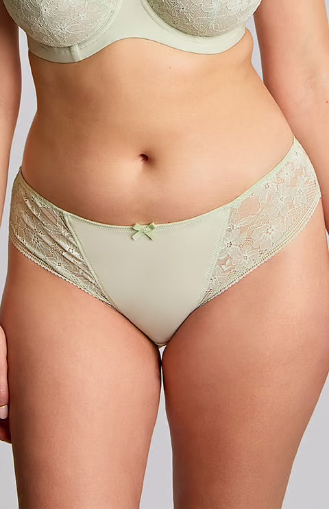 Panache Celeste Brazilian Brief - Pistachio