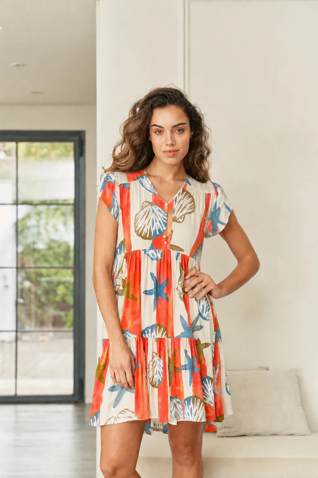 JAASE - LONG ISLAND PRINT - TRACEY DRESS