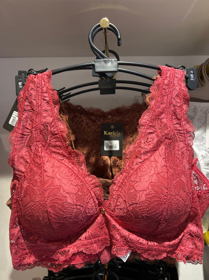 Lace Karicia Brazilian Non wired - wireless light padded bra