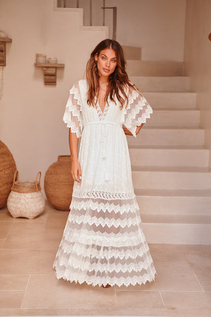 Jaase - Bungalow White - Maxi Dress