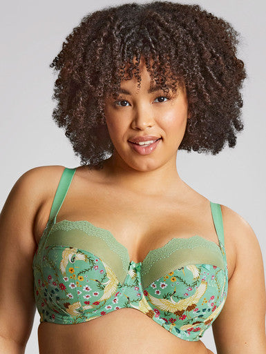 Panache Sculptresse Esme Balcony Bra - Sage Green