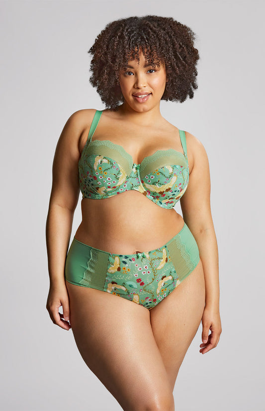 Panache Sculptresse Esme - Deep Brief - Sage Green