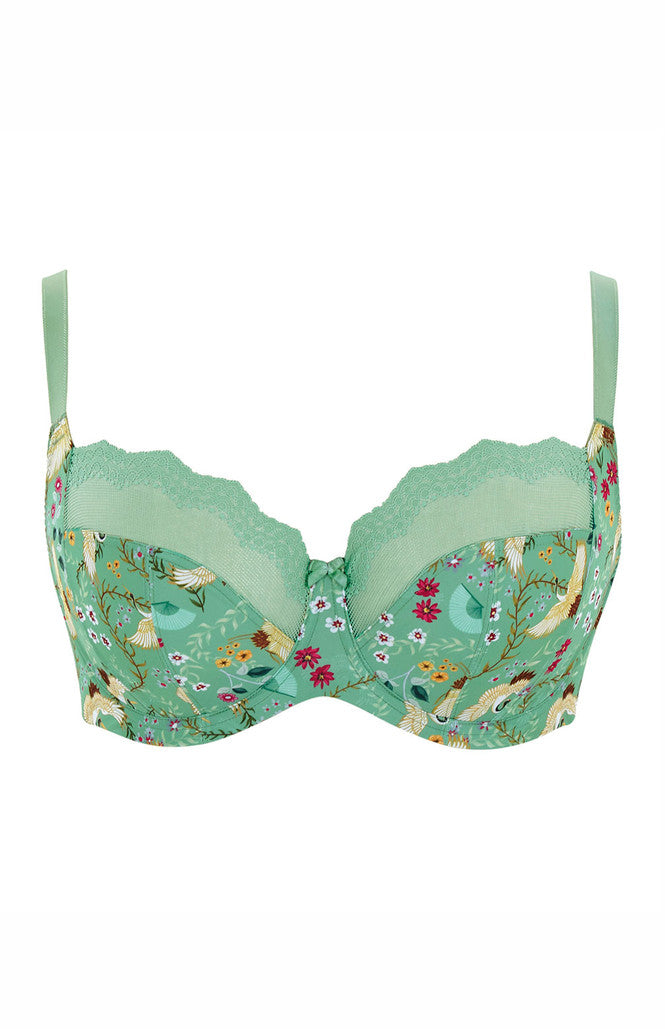 Panache Sculptresse Esme Balcony Bra - Sage Green