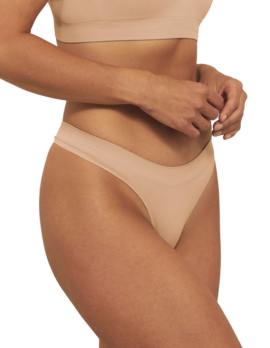 Bondi Bare Essentials G-String Brief - Rose Beige Thong