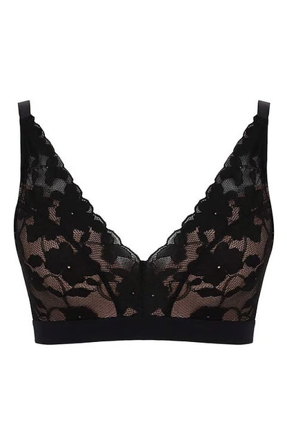Panache Amour Non Wired Black/Pecan Bra