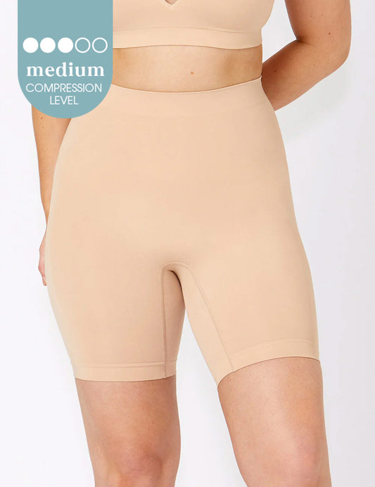 Ambra Powerlite Thigh Shaper Short - Rose Beige