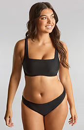Panache Swim Classic Bikini Bottoms-Black