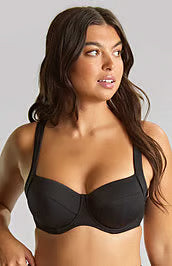 Panache Swim Olivia Full Cup Bikini Top-Black