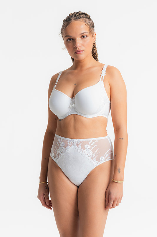 Louisa Bracq Nympha Full Brief - Blanc
