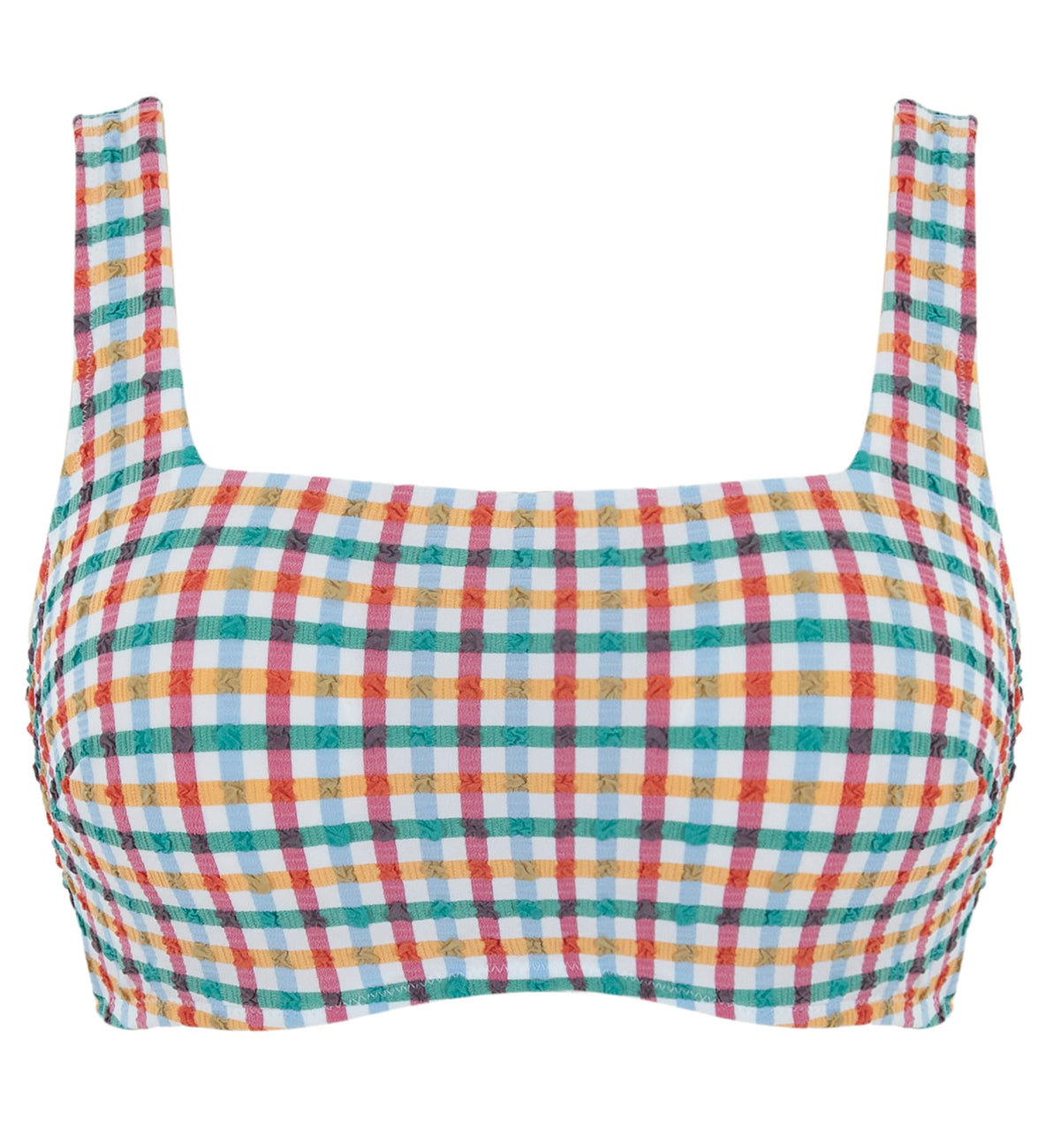 Panache Gina Seersucker Multi bikini top