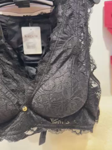 Karicia Lace Bra - Black - Non Wired