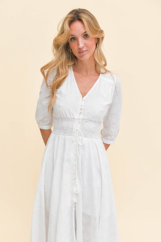 Jaase Sol Embroidered Indiana Maxi Dress