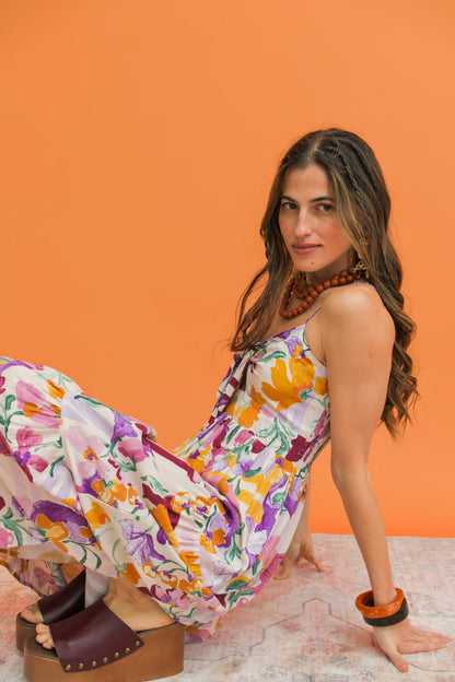 Jaase Sweet Lilly Print Bambi Maxi Dress