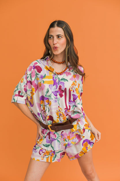 Jaase Sweet Lilly Print Flora Shorts