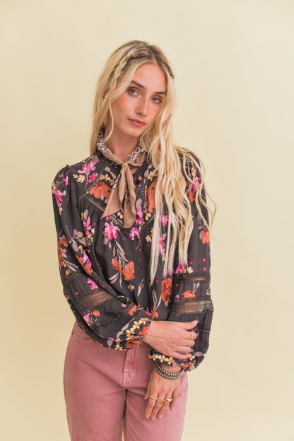 Jaase Monarch Bloom Eliza Blouse