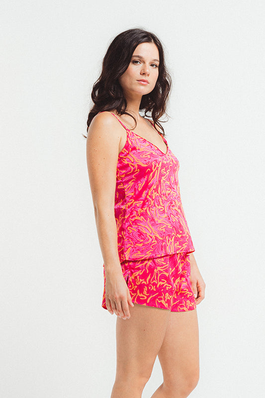 Louisa Bracq Vortex Camisole - Fuschia
