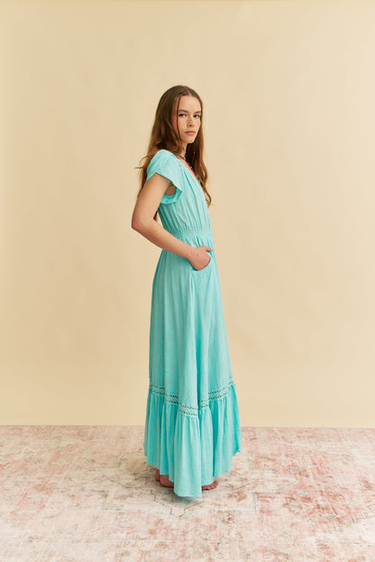 Jaase Zanzibar Cotton Carmen Maxi Dress